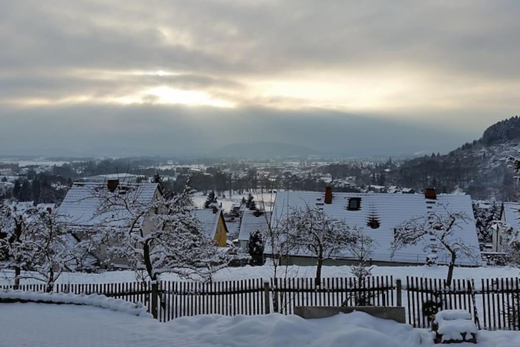 Ferienhaus Sonnenblick Entspannung Mit Sauna Kamin Und Balkon Sonneberg Ngoại thất bức ảnh