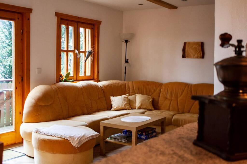 Ferienhaus Sonnenblick Entspannung Mit Sauna Kamin Und Balkon Sonneberg Ngoại thất bức ảnh