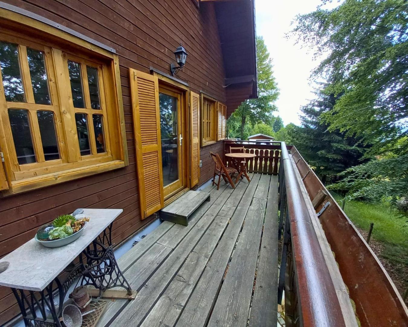 Ferienhaus Sonnenblick Entspannung Mit Sauna Kamin Und Balkon Sonneberg Ngoại thất bức ảnh